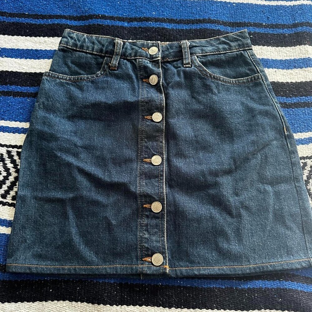 TopShop Denim Mini Skirt